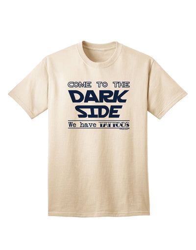 Come To The Dark Side - Tattoos Adult T-Shirt-Mens T-Shirt-TooLoud-Natural-Small-Davson Sales