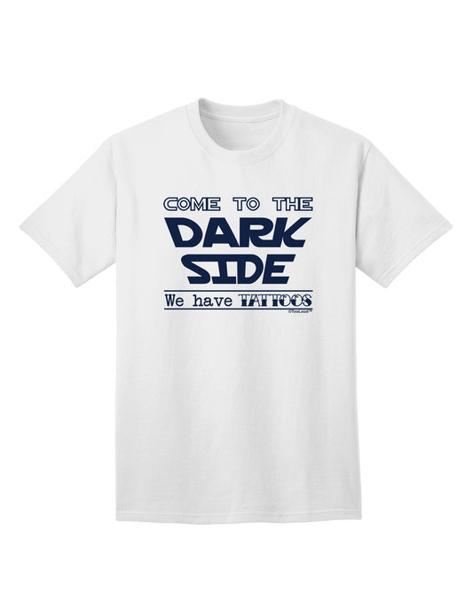 Come To The Dark Side - Tattoos Adult T-Shirt-Mens T-Shirt-TooLoud-White-Small-Davson Sales