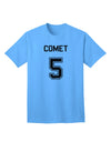 Comet 5 Adult T-Shirt - Premium Reindeer Jersey-Mens T-shirts-TooLoud-Aquatic-Blue-Small-Davson Sales