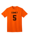 Comet 5 Adult T-Shirt - Premium Reindeer Jersey-Mens T-shirts-TooLoud-Orange-Small-Davson Sales