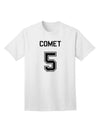 Comet 5 Adult T-Shirt - Premium Reindeer Jersey-Mens T-shirts-TooLoud-White-Small-Davson Sales