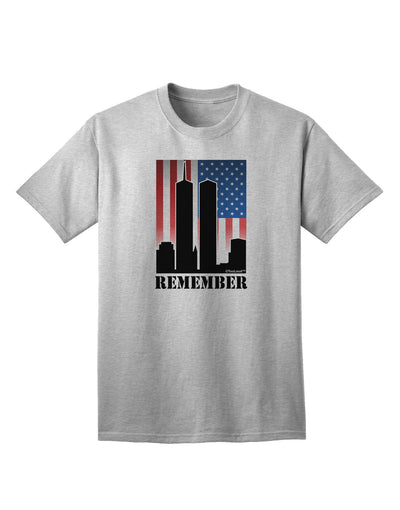 Commemorative TooLoud Twin Towers Remember Adult T-Shirt - A Tribute Collection-Mens T-shirts-TooLoud-AshGray-Small-Davson Sales