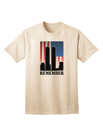 Commemorative TooLoud Twin Towers Remember Adult T-Shirt - A Tribute Collection-Mens T-shirts-TooLoud-Natural-Small-Davson Sales