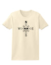 Compass Rose - Skull and Crossbones Womens T-Shirt-Womens T-Shirt-TooLoud-Natural-X-Small-Davson Sales