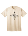 Compass Rose - Stylish Skull and Crossbones Adult T-Shirt-Mens T-shirts-TooLoud-Natural-Small-Davson Sales