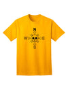 Compass Rose - Stylish Skull and Crossbones Adult T-Shirt-Mens T-shirts-TooLoud-Gold-Small-Davson Sales