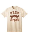 Complimentary Mustache Rides - Premium Adult T-Shirt Collection-Mens T-shirts-TooLoud-Natural-Small-Davson Sales