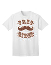 Complimentary Mustache Rides - Premium Adult T-Shirt Collection-Mens T-shirts-TooLoud-White-Small-Davson Sales