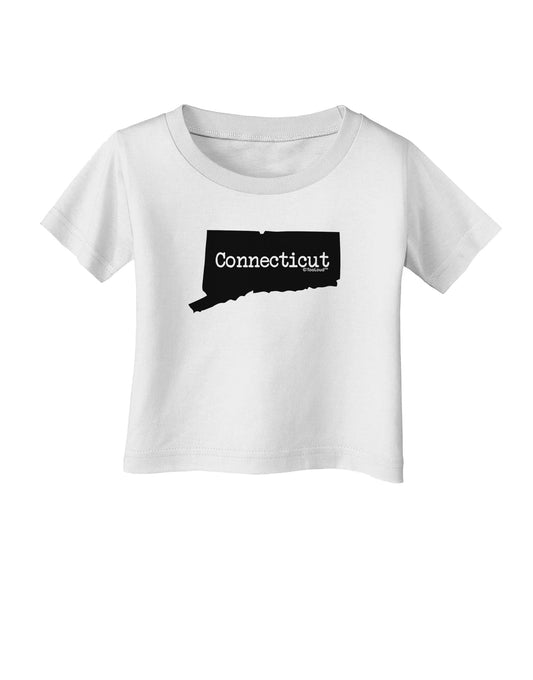 Connecticut - United States Shape Infant T-Shirt by TooLoud-Infant T-Shirt-TooLoud-White-06-Months-Davson Sales