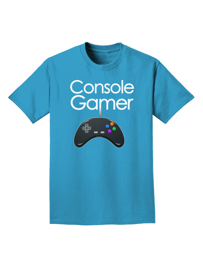 Console Gamer Adult Dark T-Shirt-Mens T-Shirt-TooLoud-Turquoise-Small-Davson Sales