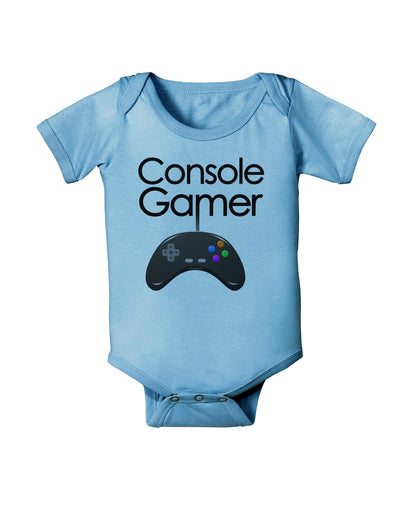 Console Gamer Baby Romper Bodysuit-Baby Romper-TooLoud-LightBlue-06-Months-Davson Sales