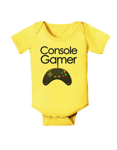 Console Gamer Baby Romper Bodysuit-Baby Romper-TooLoud-Yellow-06-Months-Davson Sales