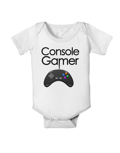 Console Gamer Baby Romper Bodysuit-Baby Romper-TooLoud-White-06-Months-Davson Sales