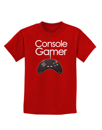 Console Gamer Childrens Dark T-Shirt-Childrens T-Shirt-TooLoud-Red-X-Small-Davson Sales