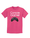 Console Gamer Childrens Dark T-Shirt-Childrens T-Shirt-TooLoud-Sangria-X-Small-Davson Sales