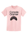 Console Gamer Childrens T-Shirt-Childrens T-Shirt-TooLoud-PalePink-X-Small-Davson Sales