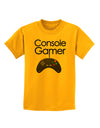 Console Gamer Childrens T-Shirt-Childrens T-Shirt-TooLoud-Gold-X-Small-Davson Sales