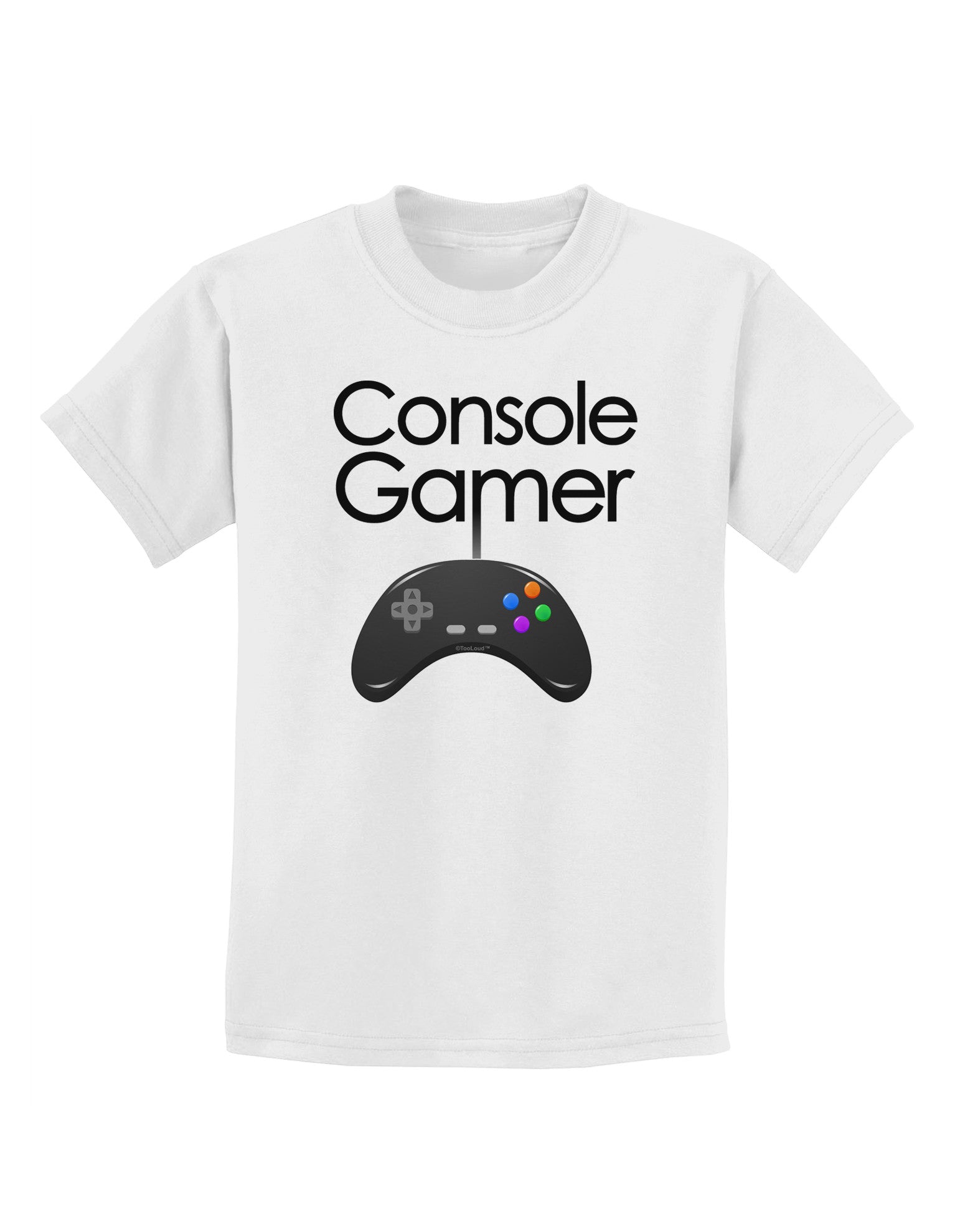 Console Gamer Childrens T-Shirt-Childrens T-Shirt-TooLoud-White-X-Small-Davson Sales