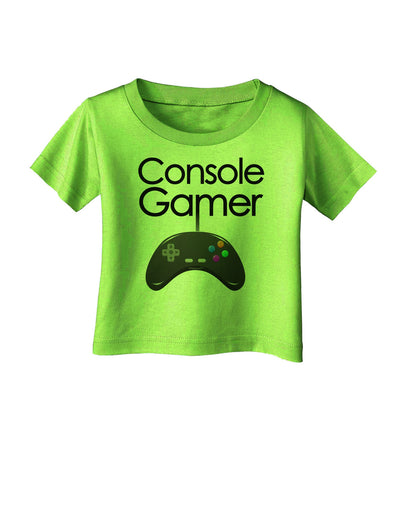 Console Gamer Infant T-Shirt-Infant T-Shirt-TooLoud-Lime-Green-06-Months-Davson Sales