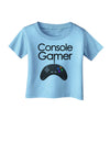 Console Gamer Infant T-Shirt-Infant T-Shirt-TooLoud-Aquatic-Blue-06-Months-Davson Sales