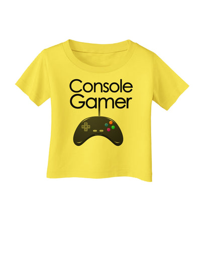 Console Gamer Infant T-Shirt-Infant T-Shirt-TooLoud-Yellow-06-Months-Davson Sales