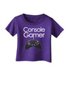 Console Gamer Infant T-Shirt Dark-Infant T-Shirt-TooLoud-Purple-06-Months-Davson Sales