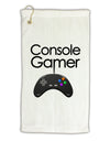 Console Gamer Micro Terry Gromet Golf Towel 16 x 25 inch by TooLoud-Golf Towel-TooLoud-White-Davson Sales