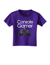 Console Gamer Toddler T-Shirt Dark-Toddler T-Shirt-TooLoud-Purple-2T-Davson Sales