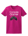 Console Gamer Womens Dark T-Shirt-TooLoud-Hot-Pink-Small-Davson Sales