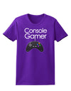 Console Gamer Womens Dark T-Shirt-TooLoud-Purple-X-Small-Davson Sales