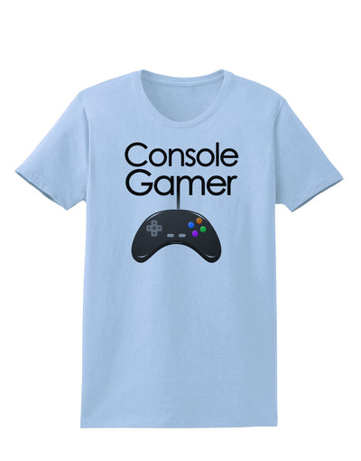 Console Gamer Womens T-Shirt-Womens T-Shirt-TooLoud-Light-Blue-X-Small-Davson Sales