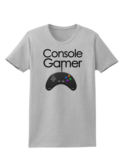 Console Gamer Womens T-Shirt-Womens T-Shirt-TooLoud-AshGray-X-Small-Davson Sales