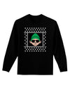 Cool Elf Christmas Sweater Adult Long Sleeve Dark T-Shirt-TooLoud-Black-Small-Davson Sales