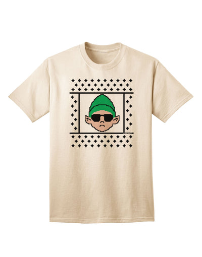 Cool Elf Christmas Sweater Adult T-Shirt-unisex t-shirt-TooLoud-Natural-Small-Davson Sales