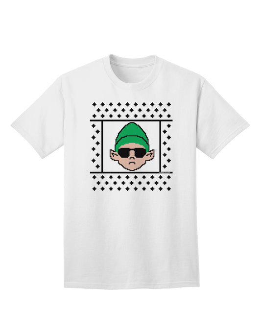 Cool Elf Christmas Sweater Adult T-Shirt-unisex t-shirt-TooLoud-White-Small-Davson Sales