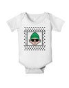 Cool Elf Christmas Sweater Baby Romper Bodysuit-Baby Romper-TooLoud-White-06-Months-Davson Sales