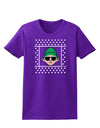 Cool Elf Christmas Sweater Womens Dark T-Shirt-TooLoud-Purple-X-Small-Davson Sales