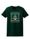 Cool Elf Christmas Sweater Womens Dark T-Shirt-TooLoud-Forest-Green-Small-Davson Sales