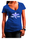 Cool Ghoul Juniors V-Neck Dark T-Shirt-Womens V-Neck T-Shirts-TooLoud-Royal-Blue-Juniors Fitted Small-Davson Sales