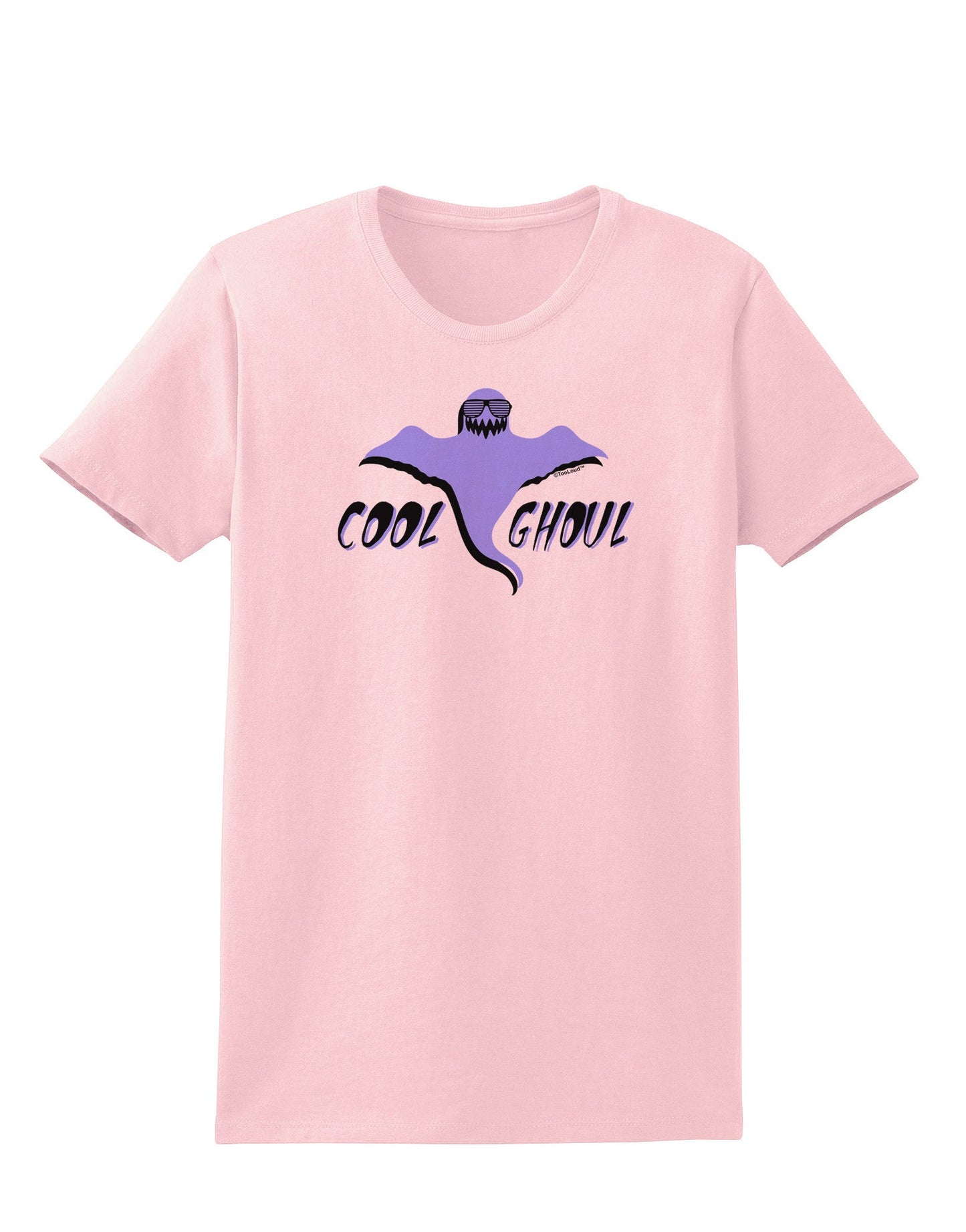 Cool Ghoul Womens T-Shirt-Womens T-Shirt-TooLoud-PalePink-X-Small-Davson Sales
