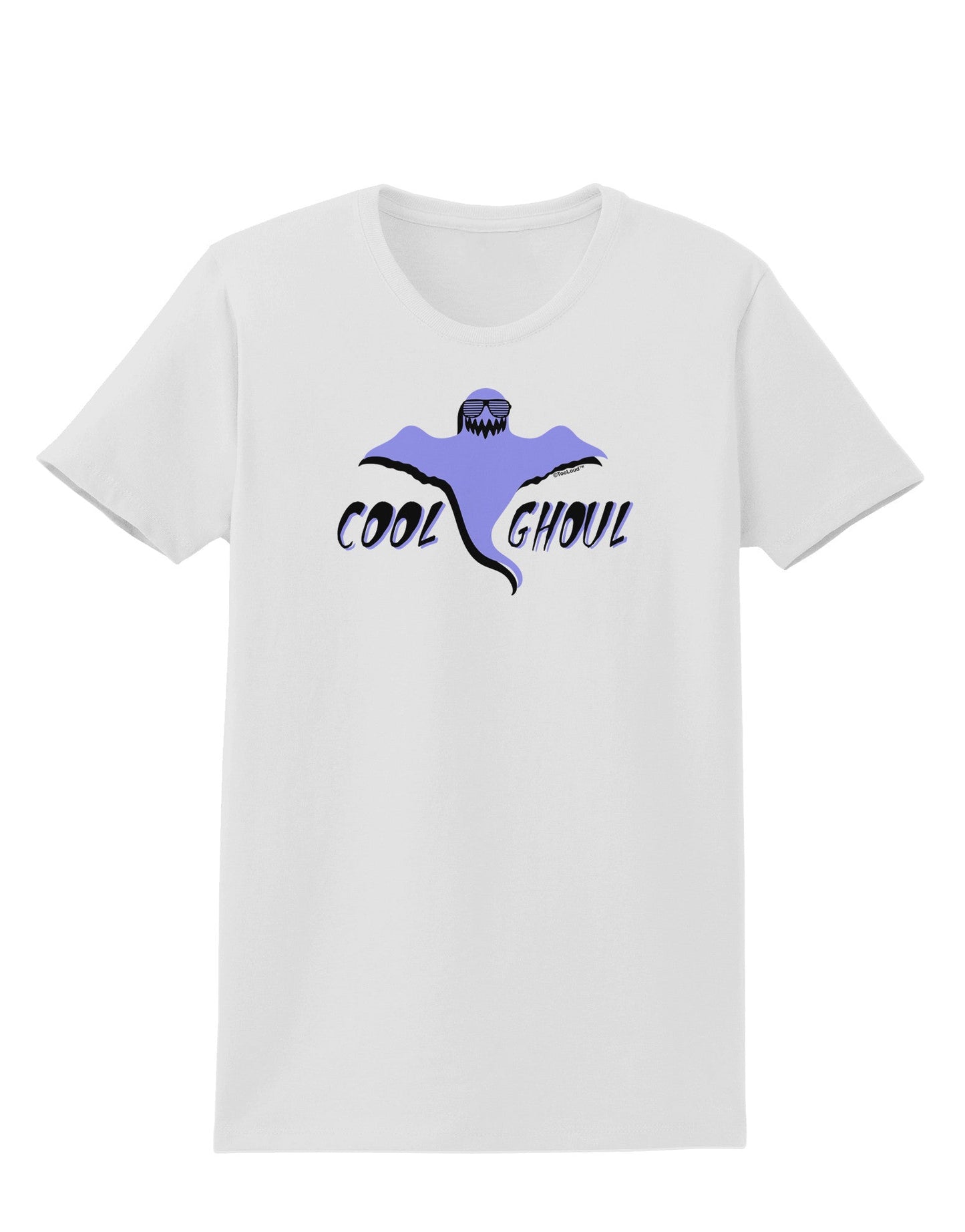 Cool Ghoul Womens T-Shirt-Womens T-Shirt-TooLoud-White-X-Small-Davson Sales