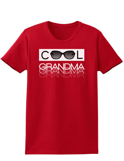 Cool Grandma Womens Dark T-Shirt-TooLoud-Red-X-Small-Davson Sales