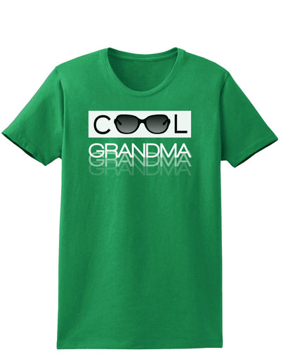 Cool Grandma Womens Dark T-Shirt-TooLoud-Kelly-Green-X-Small-Davson Sales