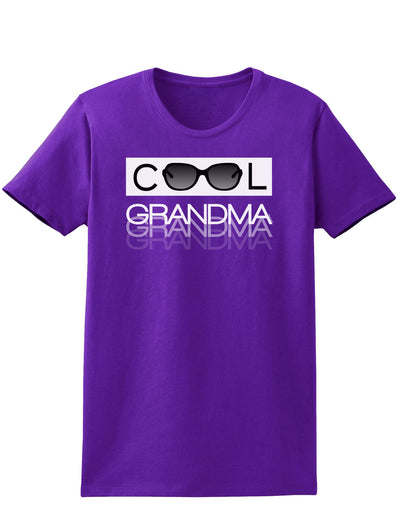 Cool Grandma Womens Dark T-Shirt-TooLoud-Purple-X-Small-Davson Sales