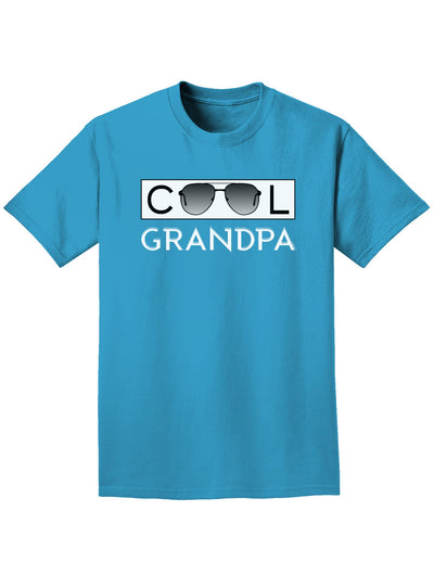 Cool Grandpa Adult Dark T-Shirt-Mens T-Shirt-TooLoud-Turquoise-Small-Davson Sales