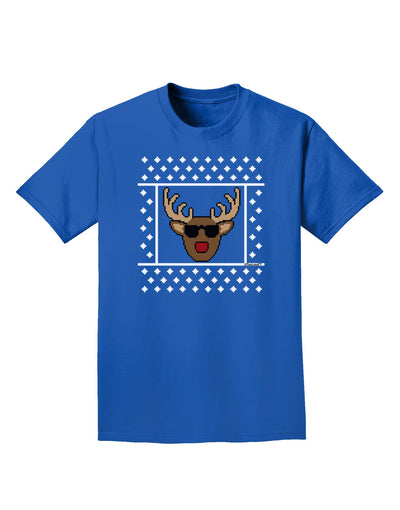 Cool Rudolph Sweater Adult Dark T-Shirt-Mens T-Shirt-TooLoud-Royal-Blue-Small-Davson Sales