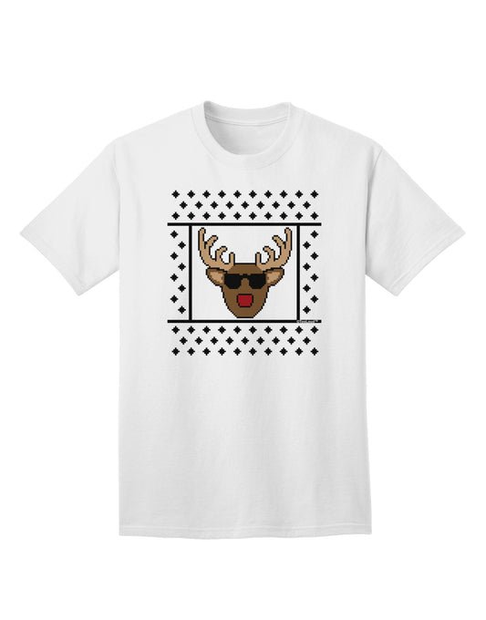 Cool Rudolph Sweater Adult T-Shirt-unisex t-shirt-TooLoud-White-Small-Davson Sales