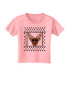 Cool Rudolph Sweater Toddler T-Shirt-Toddler T-Shirt-TooLoud-Candy-Pink-2T-Davson Sales