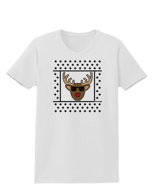 Cool Rudolph Sweater Womens T-Shirt-Womens T-Shirt-TooLoud-White-X-Small-Davson Sales
