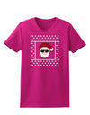 Cool Santa Christmas Sweater Womens Dark T-Shirt-TooLoud-Hot-Pink-Small-Davson Sales